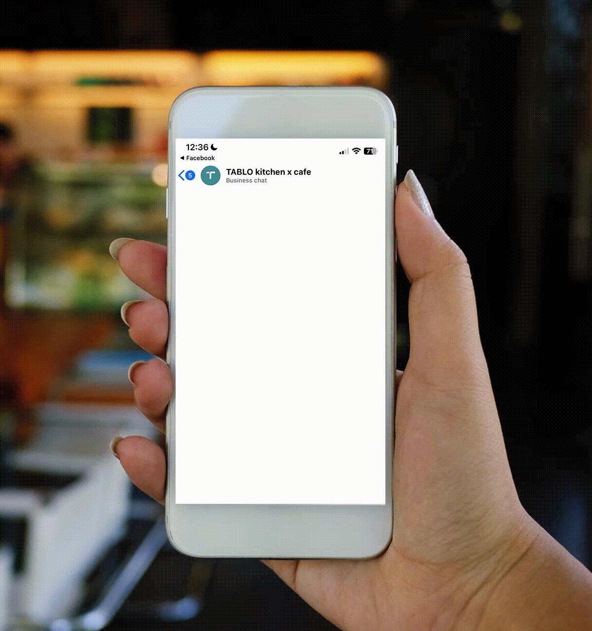 Customers Order via DMs 